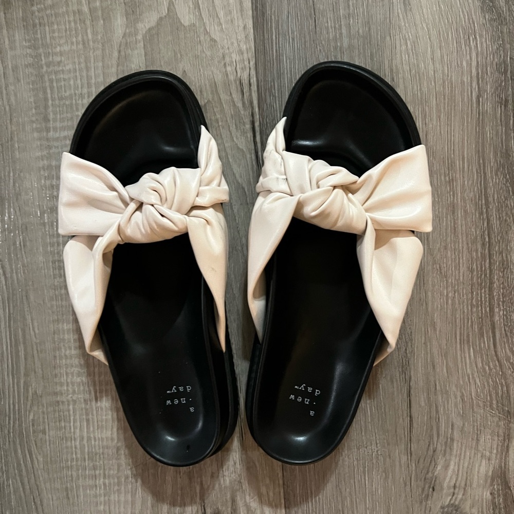 Sandals.